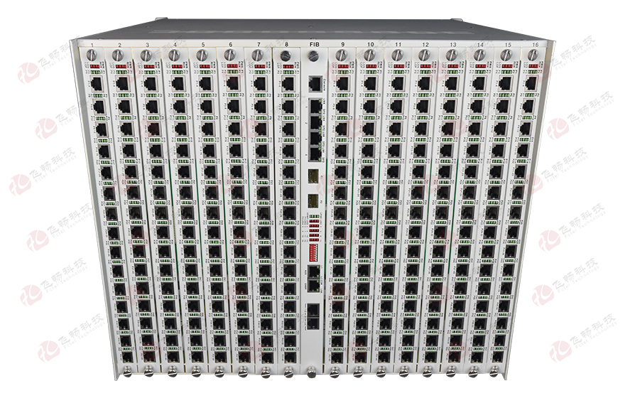 飛暢科技-960路電話光端機（8U 19英寸，SFP 1+1光備份）